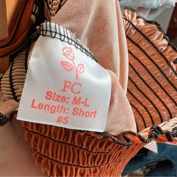 Vintage Y2K‎ strapless dress cover up size M/L - Picture 6 of 6